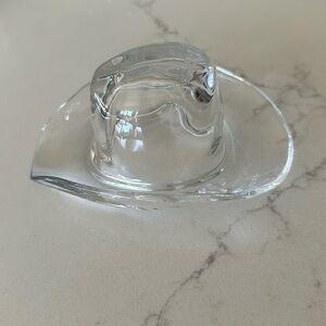 Vintage Ralph Lauren Crystal Ash Tray signed